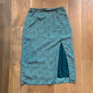 Abercrombie high waisted high slit skirt